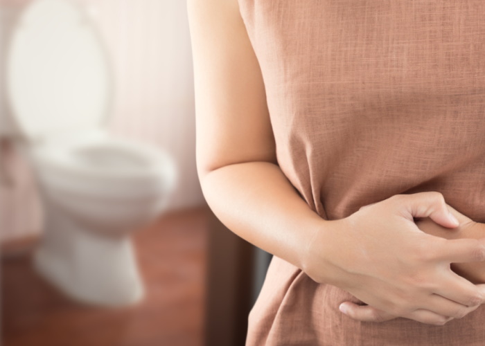 What can help premenstrual constipation?