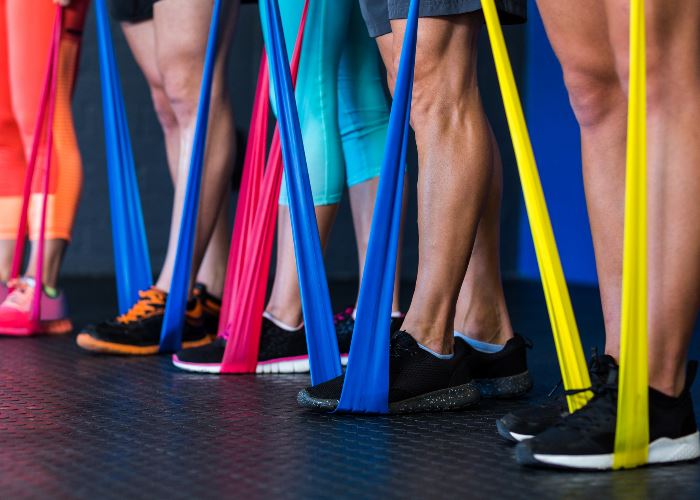 4 easy exercises you can do with resistance bands