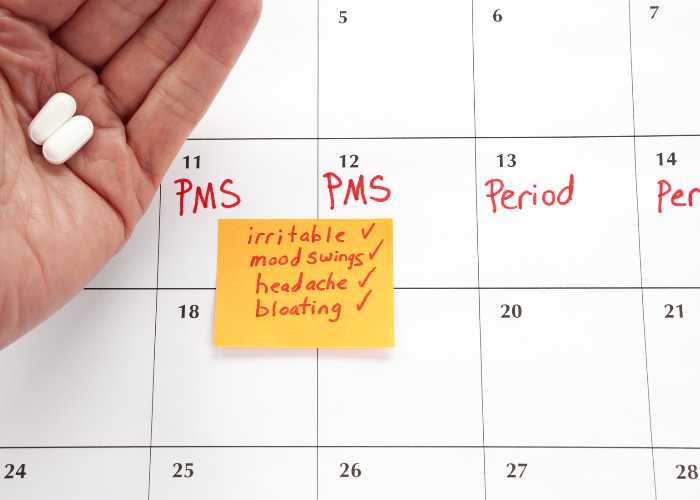 How many days will my PMS symptoms last?