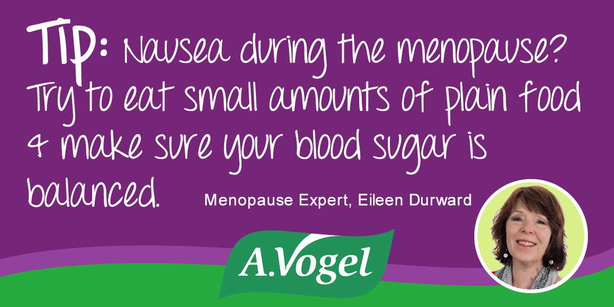 Did you know that nausea can be a symptom of menopause?⁠ ⁠ It may