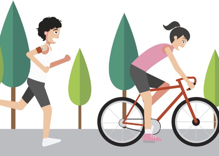 Running vs. cycling - which is better for you?