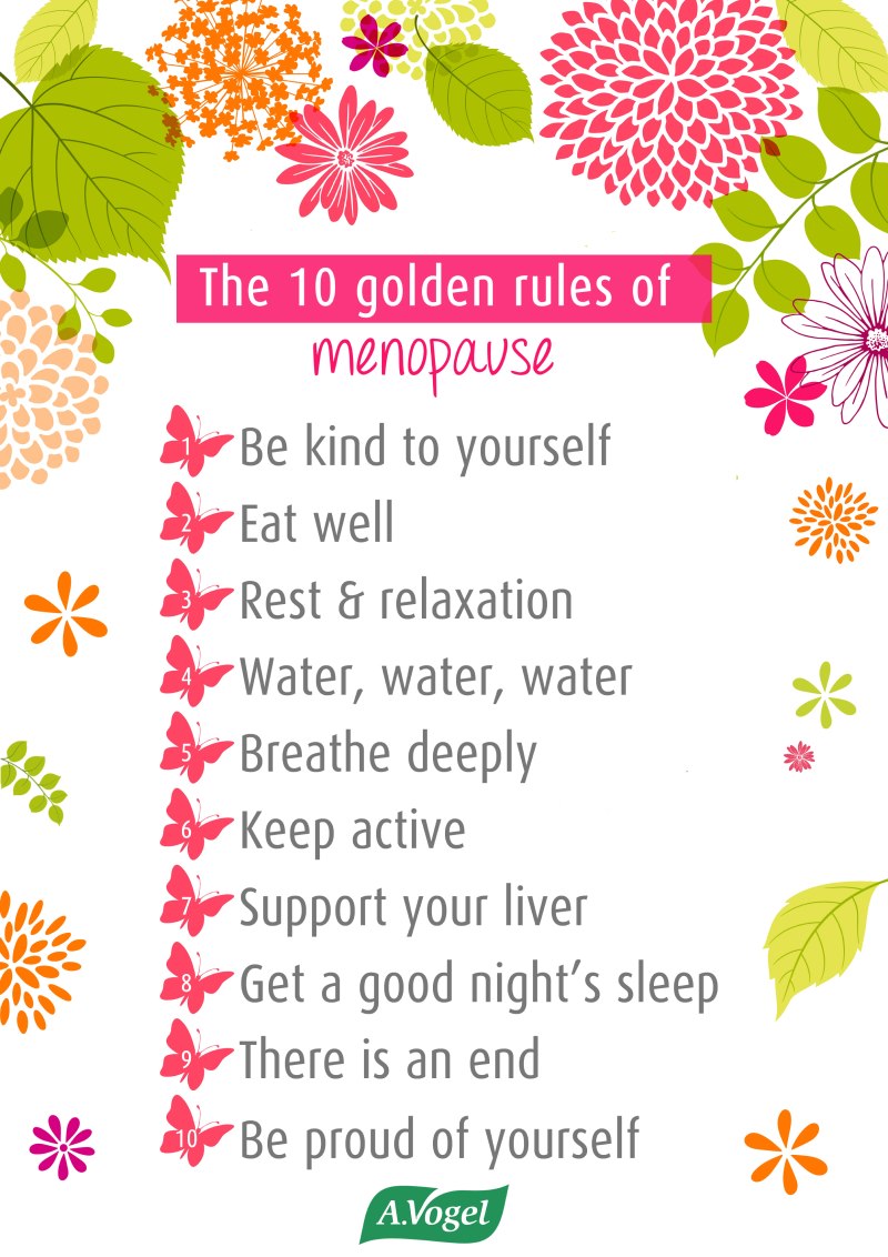 The Ten Golden Rules Of Menopause | A.Vogel Talks Menopause