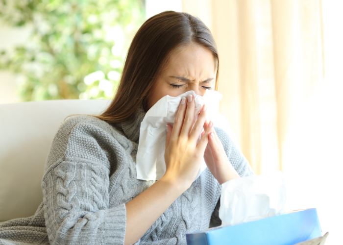 Why am I getting hayfever symptoms in winter?