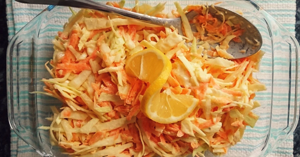 Simple Vegan Coleslaw