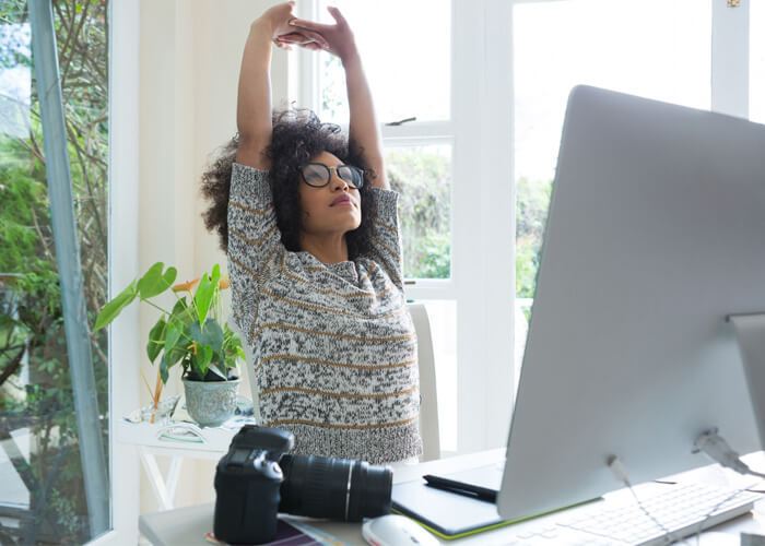 Easy stretches to do at your desk