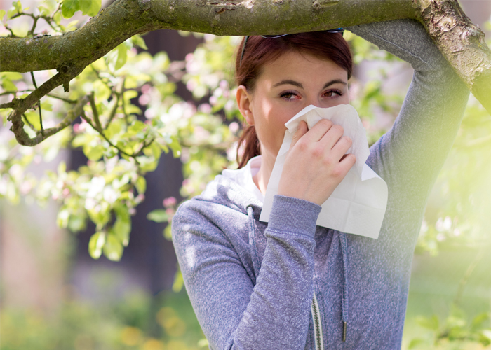 How can you protect your skin during the hayfever season?