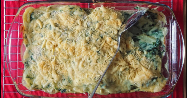 Creamy Spinach Potato Bake