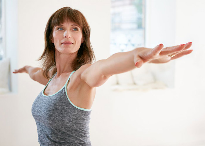 Gentle stretches for menopause symptoms