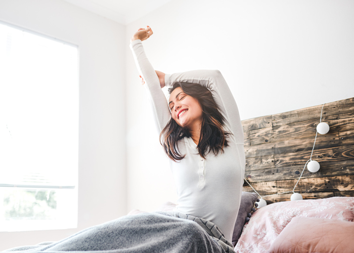 How do I stop waking up feeling bloated?