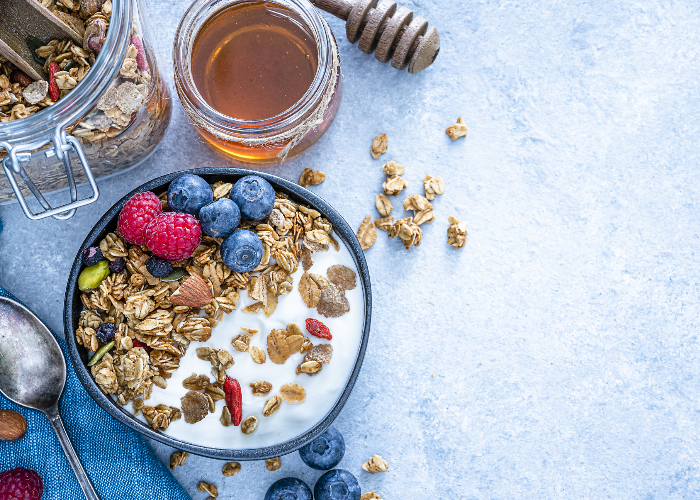 Protein packed homemade granola