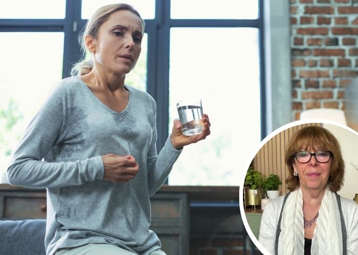 7 menopause symptoms impacted by dehydration